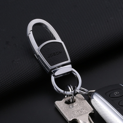 jobon Chinese car key chain men's waist hanging lock key chain simple key ring creative car key chain key chain buckle