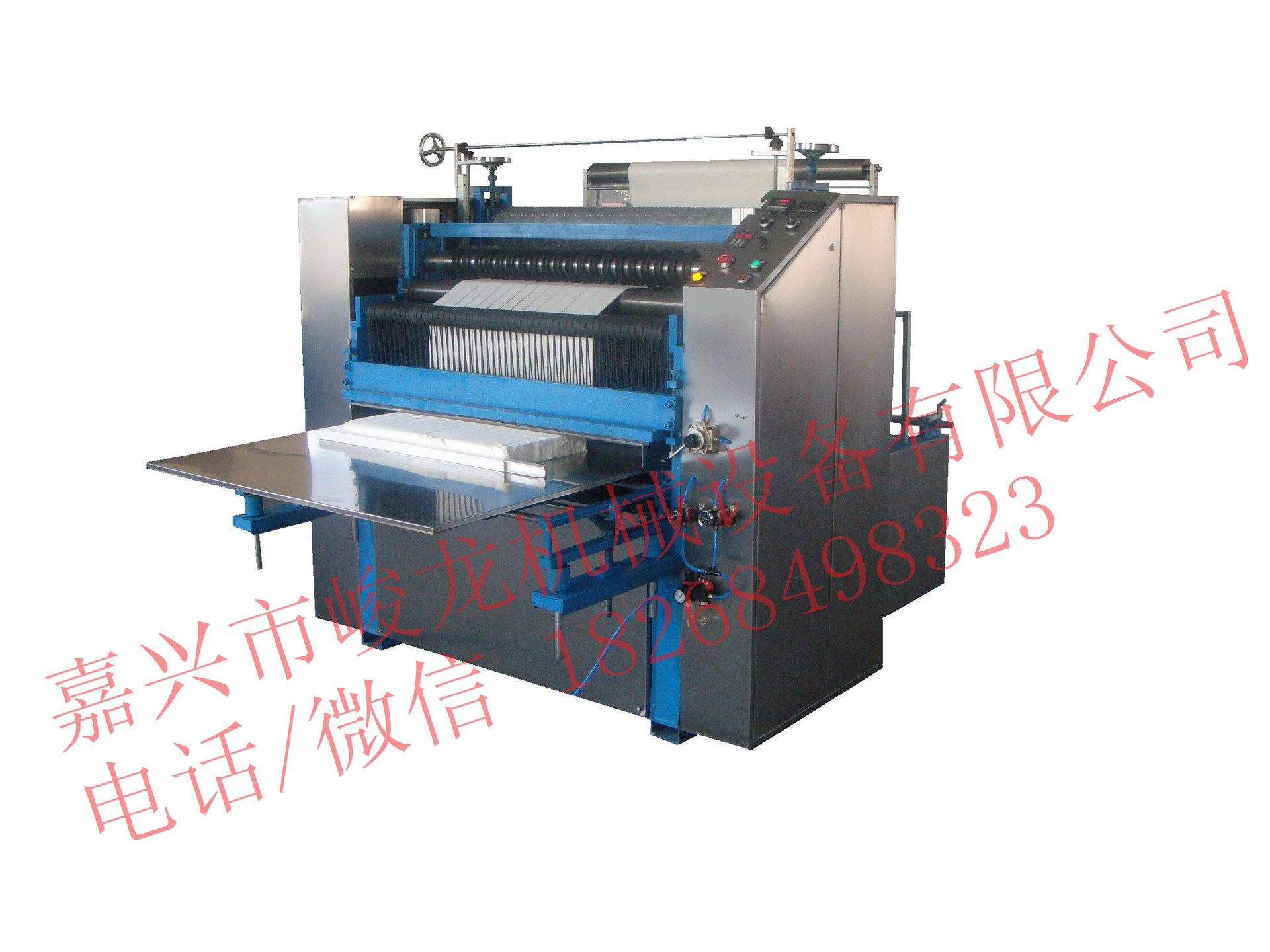 嘉兴峻龙厂家直销高速卸妆棉机器 方片压花压边卸妆棉机器