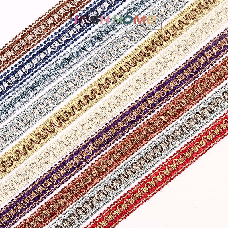 8MM舞蹈服饰配件民族民俗演出服装辅料 亮片银片彩色小弯花边S边