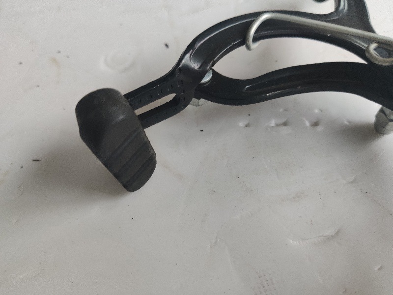 黑色自行车制闸刹车夹/自行车前后刹车钳/钳刹器单车刹车配件