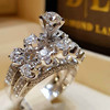 Accessory, wedding ring for beloved, wish, European style