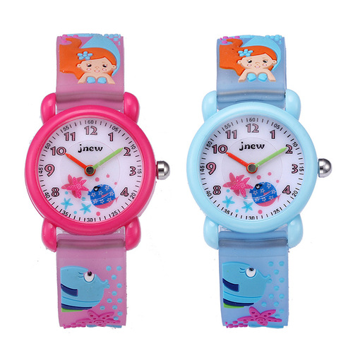 Factory direct sales children's cartoon watch student quartz watch girl silicone jelly watch personalized watch