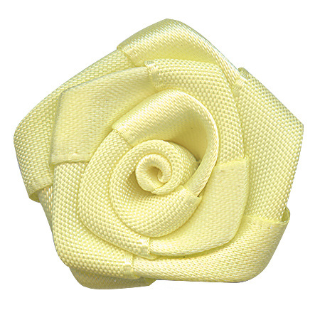 Yao Ming 2,7 cm cinta Rosa pequeña flor tocado horquilla accesorios decorativos hechos a mano DIY cinta Rosa pequeña flor