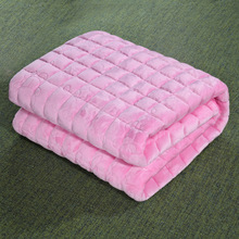 加厚法兰绒床褥防滑可水洗软床垫薄垫子1.8m垫被榻榻米垫子保护垫