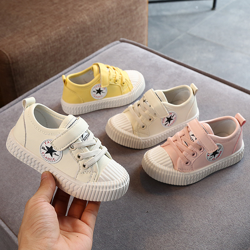 2022 new girls' canvas shoes, children's...