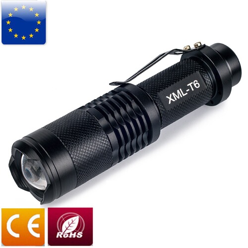Manufacturer wholesale flashlight SK98T6 outdoor bright light zoom flashlight car light