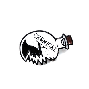 With the change of INS WISH New CHEMICAL Experimental reagent bottle explosion drop oil brooch jewelry