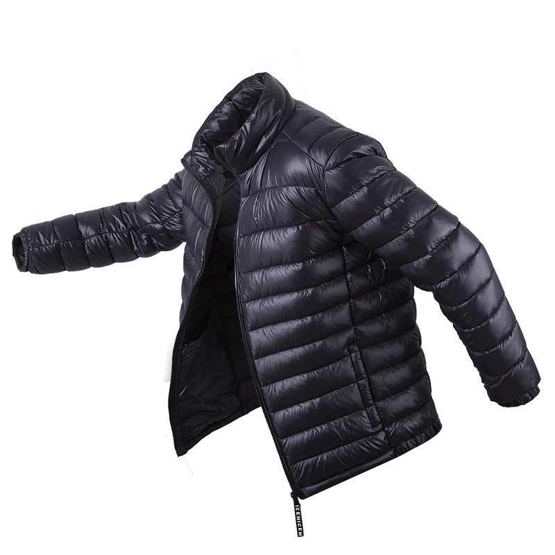 Новая мужская короткая хлопковая стеганая куртка 2025 года, больших размеров, с зимним воротником-стойкой, легкая хлопковая куртка в наличии
