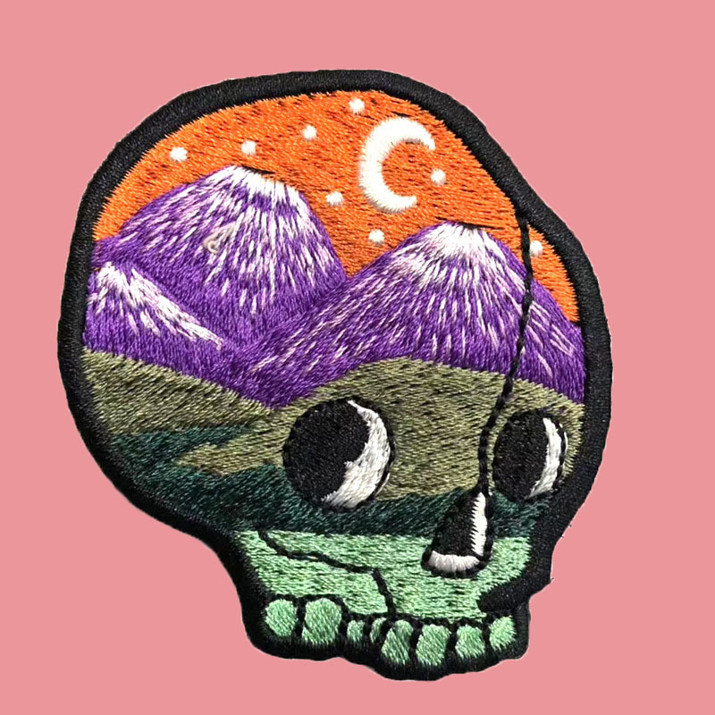 新款刺绣布贴 卡通动物平绣补贴丁 服装包包配饰15刺绣章