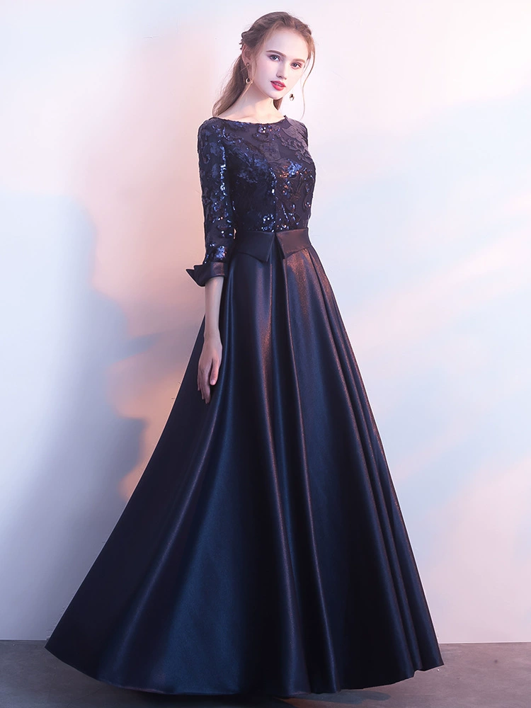Spring long evening dress