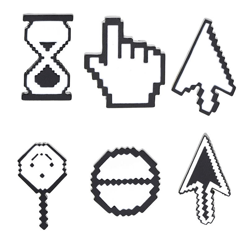 Cartoon Style Style Cartoon Style Pin Geometric Alloy Plating Unisex Brooches
