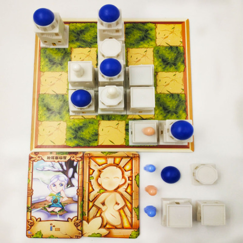 Santorini board game card Chinese version Golden Fleece expansion two-person couple game adult casual party