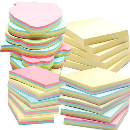 Yizhixing sticky note self-adhesive note paper student office note transfer information label paper desktop sticky note