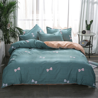 Factory wholesale Four piece suit activity printing Simplicity Brushed Four piece suit Yi Ying Home textiles The bed Supplies