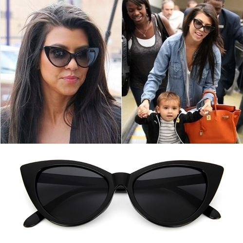 Classic retro sexy cat-eye sunglasses, fashionable European and American trendy sunglasses, Elvis glasses 77042