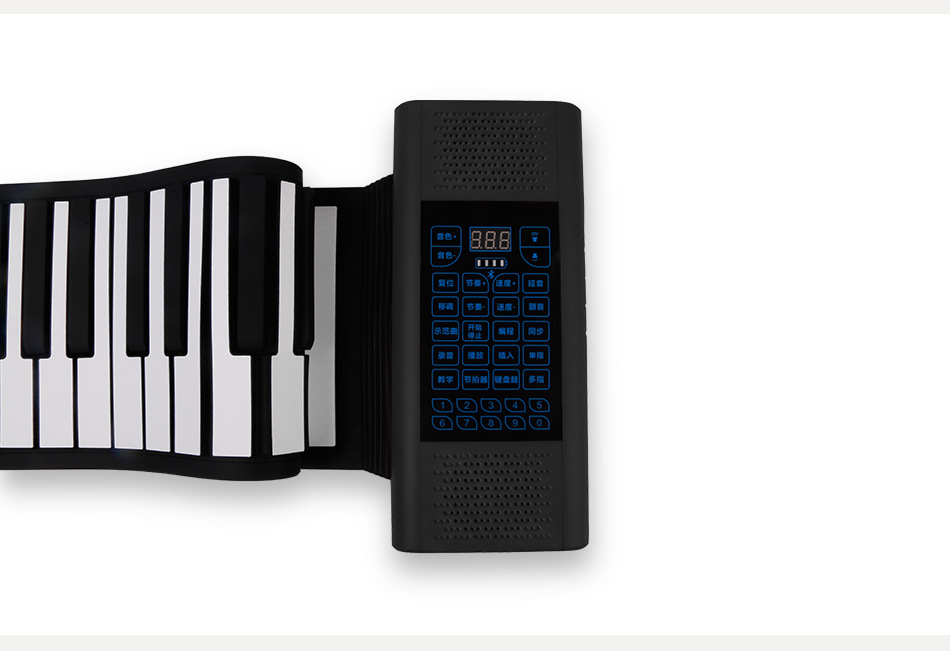 Mano rollo de piano 88 llave inteligente Bluetooth cambio portátil profesional piano órgano electrónico con carga de viento marca