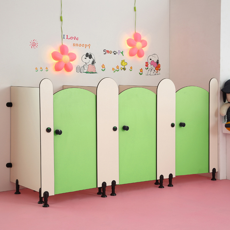 Inodoro de jardín de infantes partición Puerta de dibujos animados para niños bafle partición de inodoro partición de pantalla de urinario grande image 10