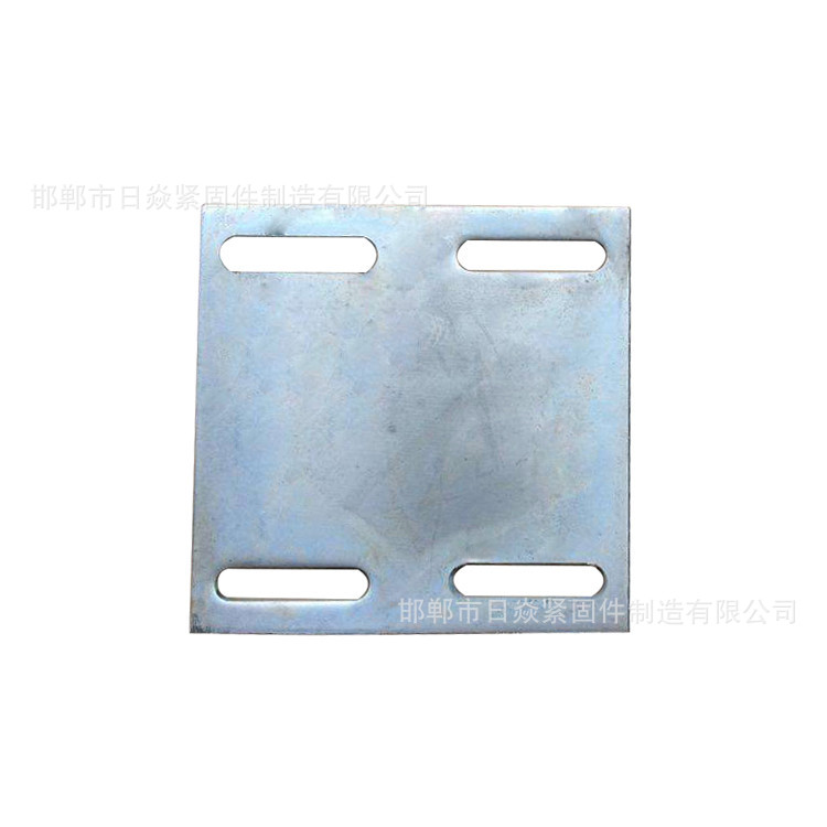 I-shaped steel plate Cantilever Type U iron plate Curtain wall embedment plate street lamp Embedded steel plate Custom processing