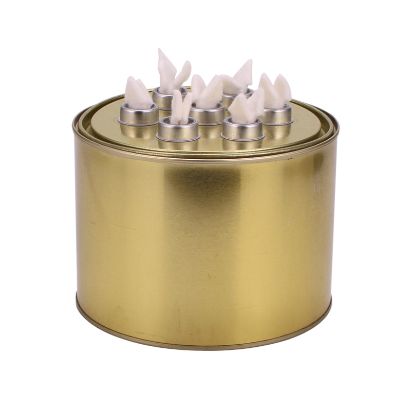 Fuel tank wholesale Roast fish Vegetable oil Fuel Jar Tinplate Oil pot Small hot pot Fuel