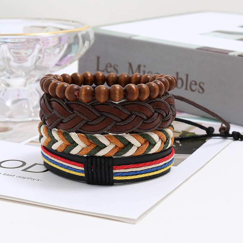 Cowhide suit menu0027s bracelet