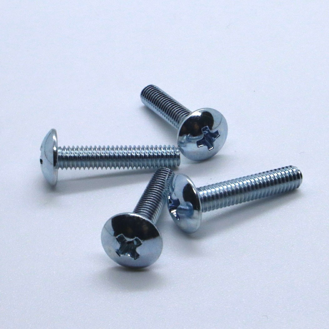 东莞厂家直销TM大扁头机螺丝十字槽伞头大圆头机丝 可小批量定 制