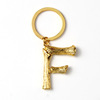 Fashionable keychain with letters, accessory, pendant, suitable for import, European style, English letters