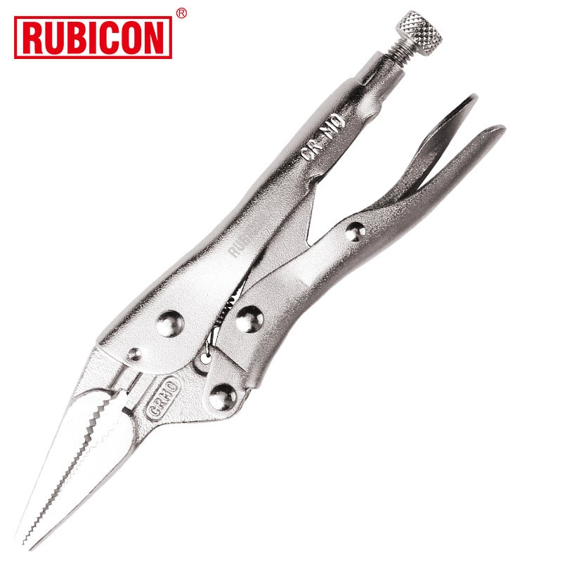 Rubicon RLP-N6 — прочные плоскогубцы с носиком, облегчающие усилие и фиксирующий зажим, 6 дюймов
