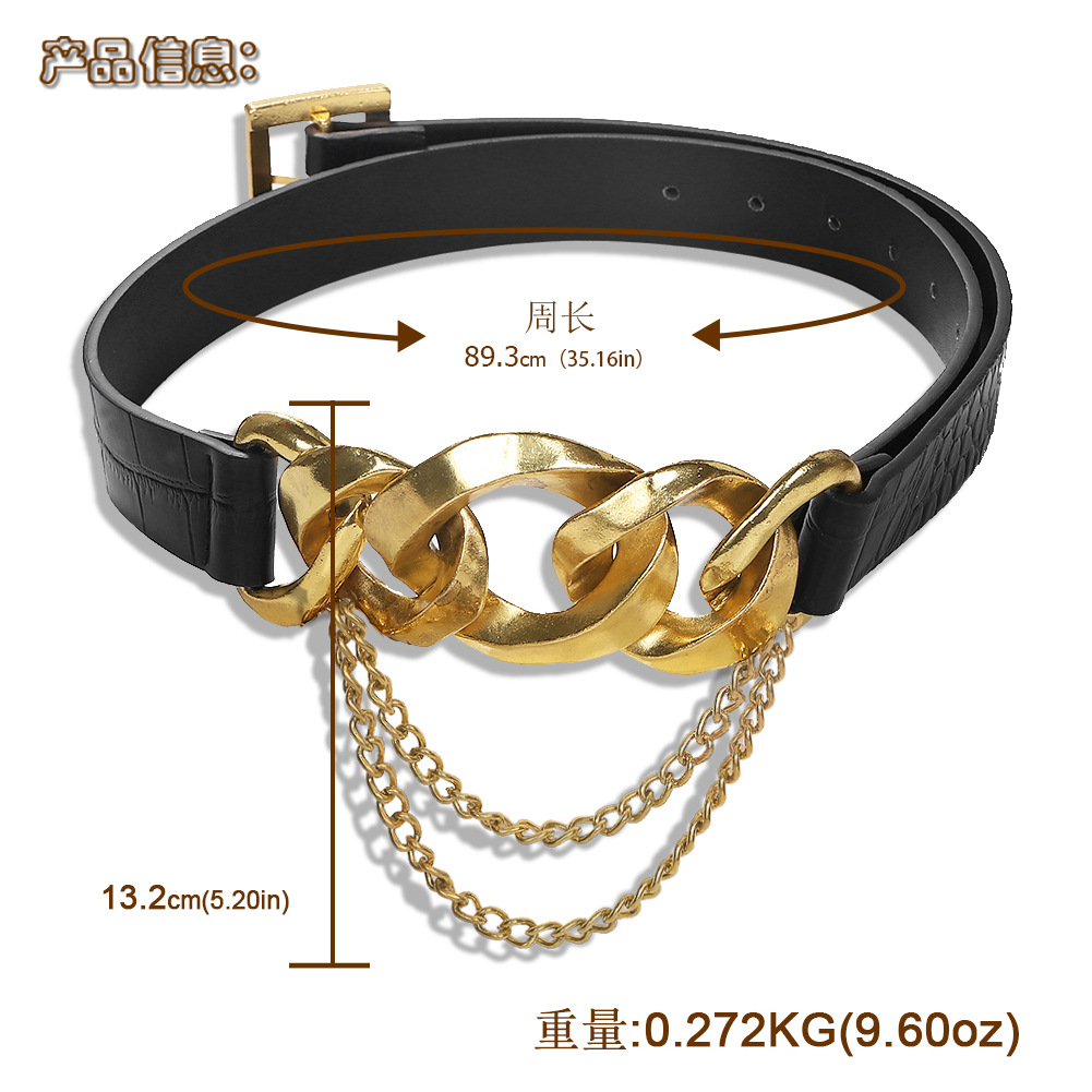 gold chain belt zara