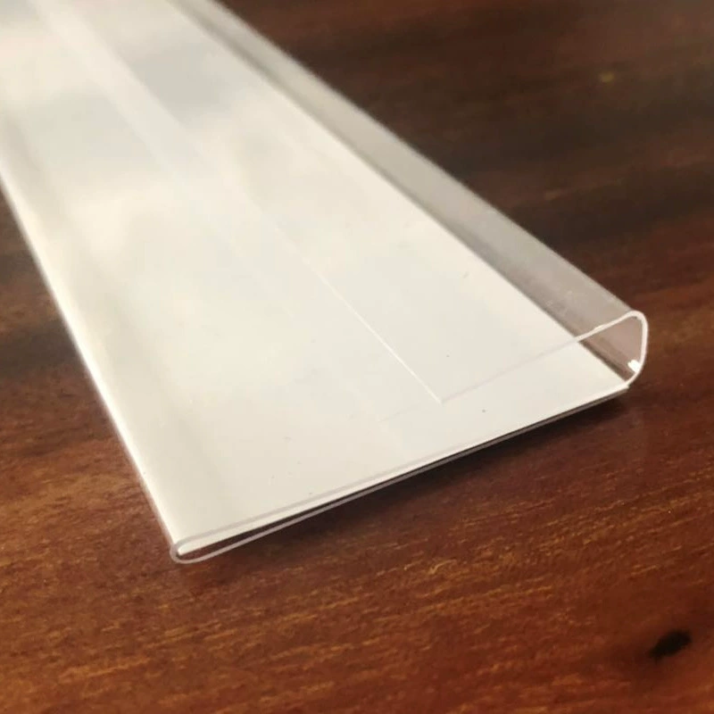 Заводская индивидуальная bending label bar висит высокий знак PET наклейка PVC знак пластик прозрачная балка