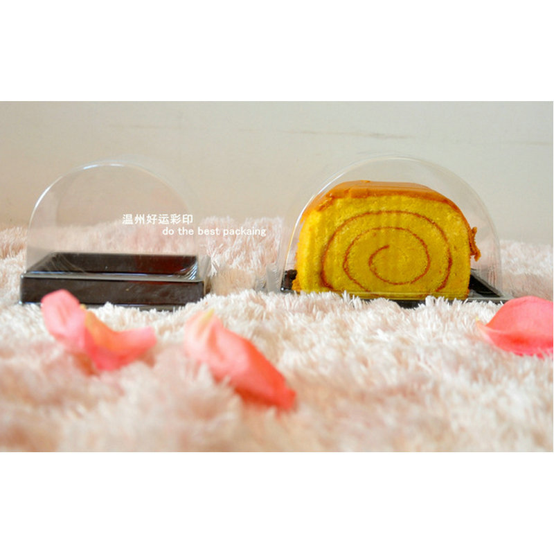 烘培包装 瑞士卷盒 塑料蛋糕盒 蛋糕卷吸塑包装盒 蛋糕包装盒
