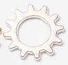 DIY jewelry accessories retro alloy four -color optional gear pendant zakka wholesale manufacturer direct sales 1410