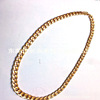 Golden necklace stainless steel, chain, European style, does not fade, wholesale