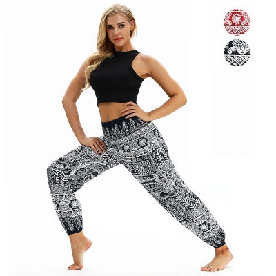 Yoga pants for women digital printing Yoga Belly Dance Pants loose pants for women