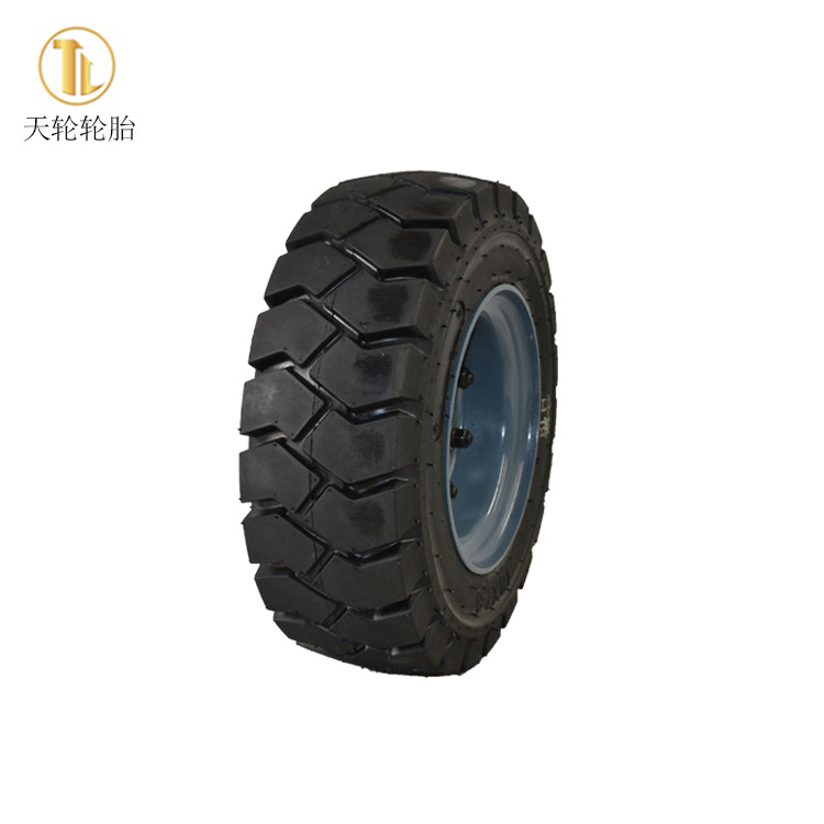 叉车充气轮胎2吨叉车轮胎5.00-8平板拖车轮胎