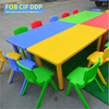 children Plastic table kindergarten thickening Rectangular Positive square table Lifting Tables and chairs suit baby study Toys Game table