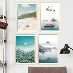 Internet celebrity wall sticker stickers ins scenery beautiful bedroom warm room bedside background wall decorative wallpaper reverie