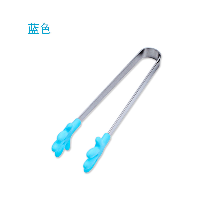 Creative silicone small food tongs