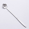 304 stainless steel flower spoon long -handed gold -colored mixing spoon high -value cherry blossom spoon souvenir gift manufacturer direct sales