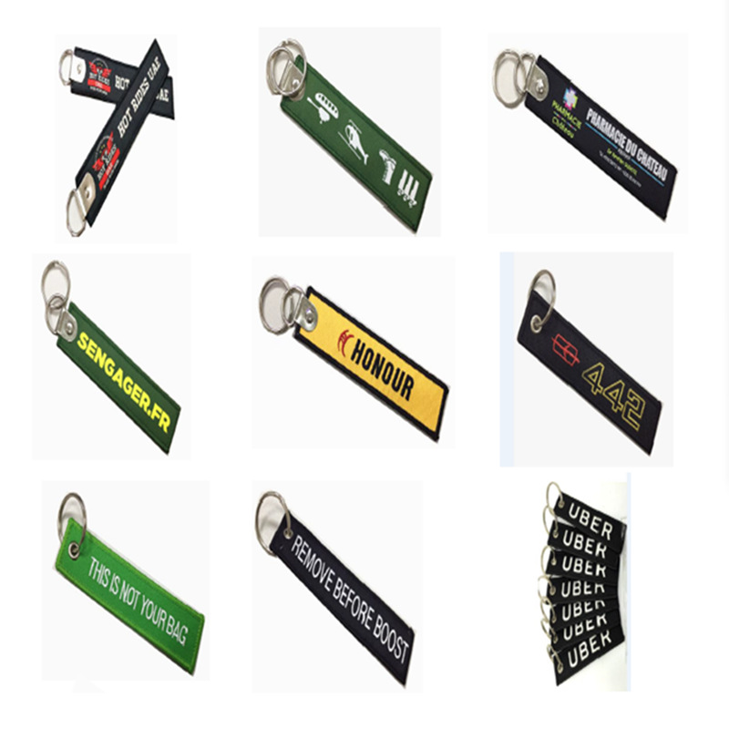 embroidery keychain patch