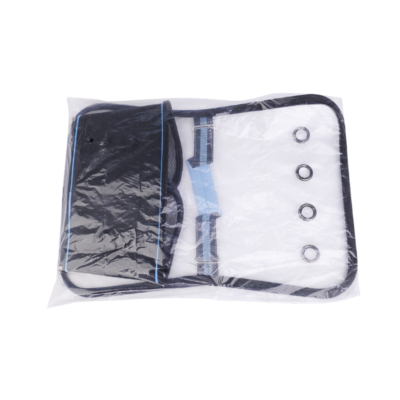 Transparent handheld purse, backpack, bag strap to go out