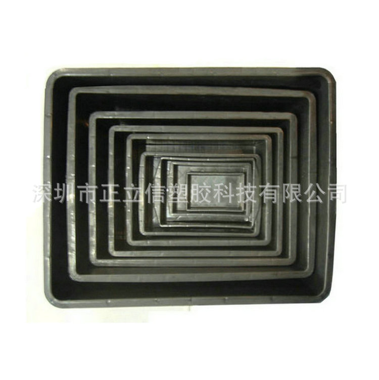 防静电箱厂家塑料防静电周转箱黑色零件盒