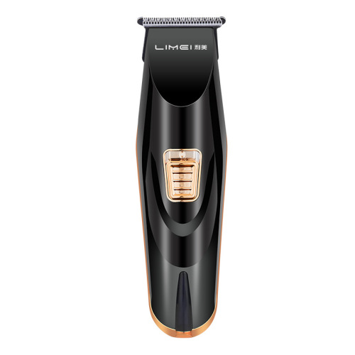Professional salon electric hair clipper with 0-blade head for clean-shaven shaping and grooming