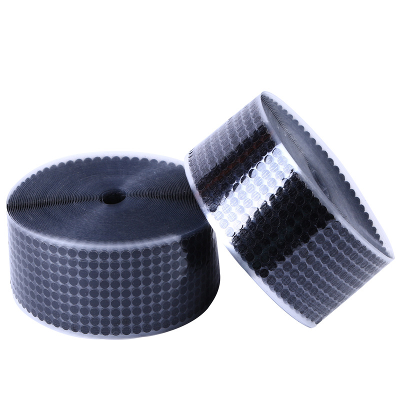 Round adhesive square toy with velcro for early age