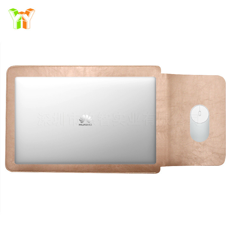 For Notebook Computer Universal Inner Bag Notebook Imitation Leather Inner Bag Waterproof Universal Computer Bag