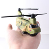 Warrior, metal airplane model, toy with light music, realistic fighter, transport, helicopter