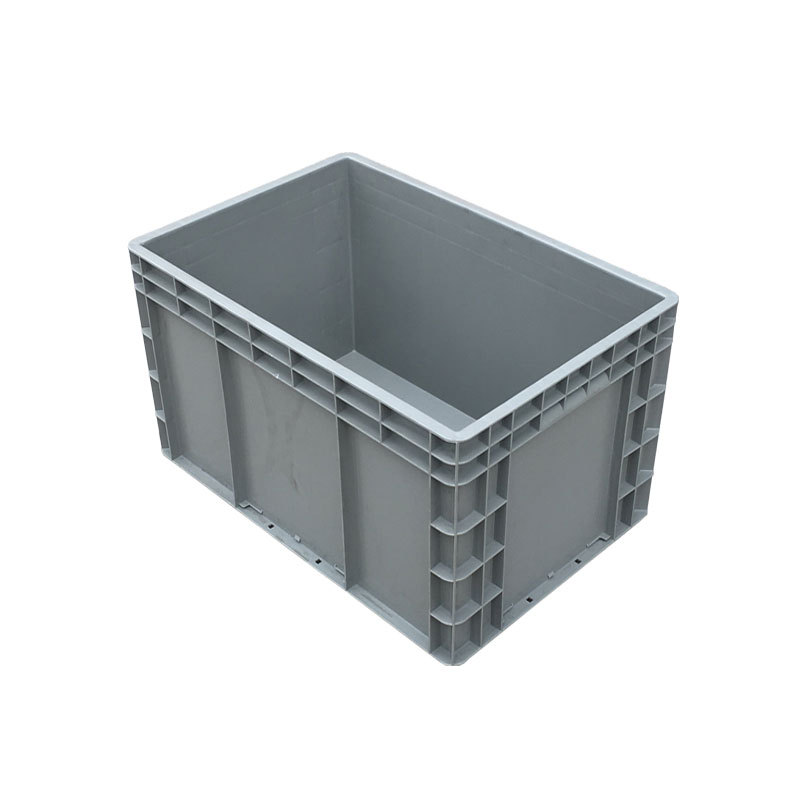 厂家供应 EU4633 eu物流箱 加强 筋耐用箱 大号塑胶箱 配盖框