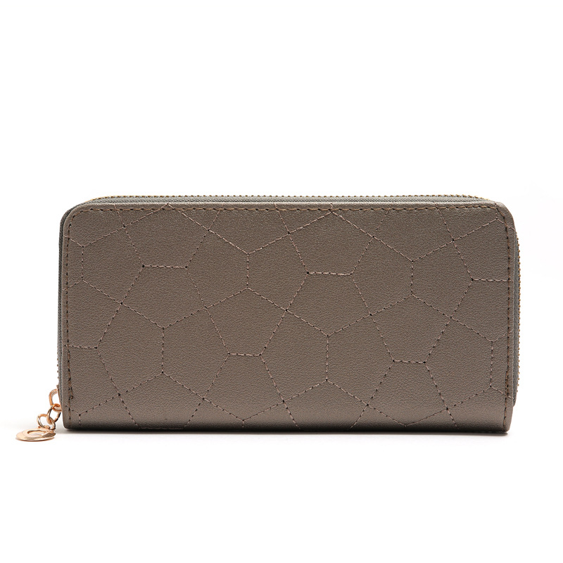 121g Weight Polyester Lining Material Zipper Closure Type Business Occasion Pu Leather Material Solid Color Pattern Women'S Gender Square Shape Rose Red, Red, Gold, Silver, Black Color Nihaojewelry Wholesale Accessories New Fashion Sewing Thread Geometric Pattern Clutch 23