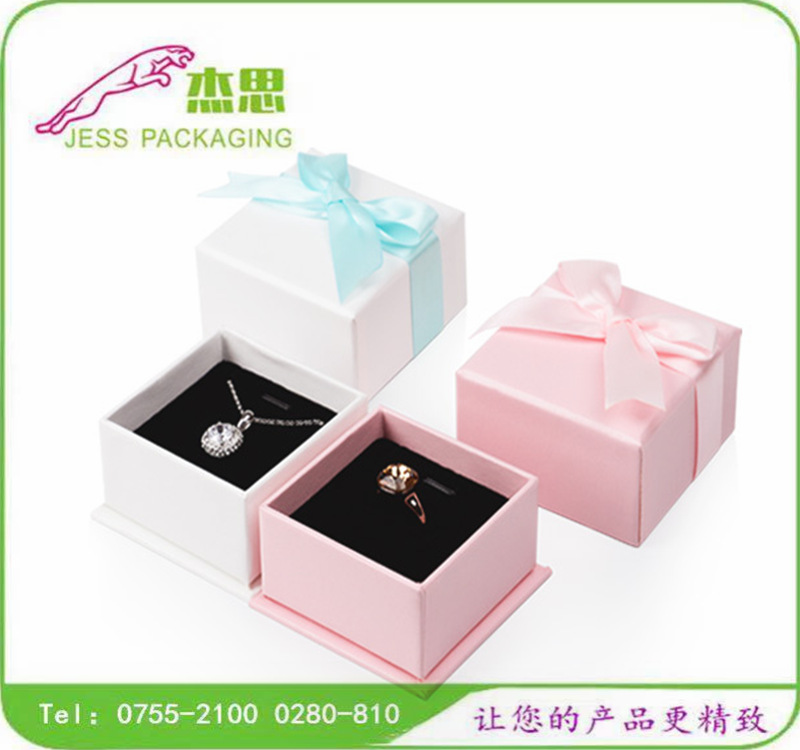 设计新款蝴蝶结丝带珠宝首饰盒一款多色首饰收纳盒量大从优