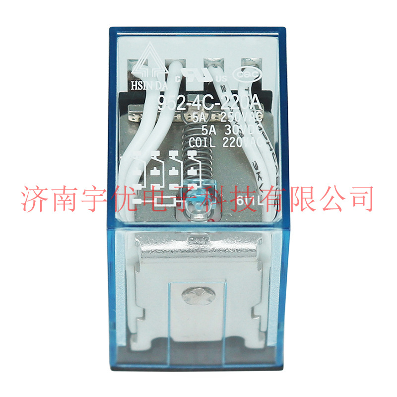 台湾欣大 952-4C-220A中间继电器 14脚 220VAC 原装现货
