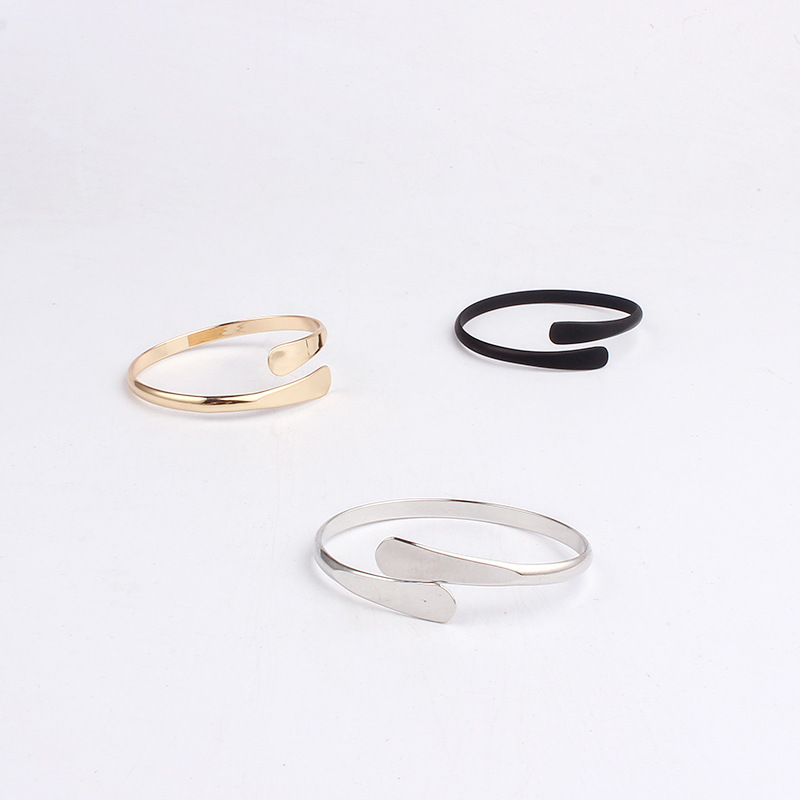 Alloy Material U Shape Pattern Fashion New Opening Simple Korean Wild Retro Alloy Bracelet